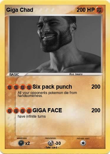 Pokémon Giga Chad 65 65 - Six pack punch - My Pokemon Card