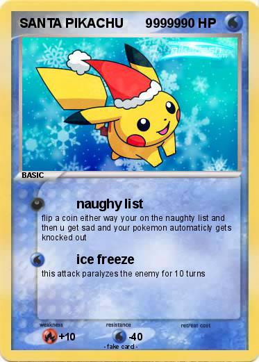 Pokemon SANTA PIKACHU      99999