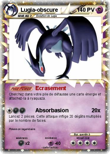 Pokemon Lugia-obscure