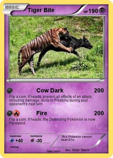 Pokemon Tiger Bite