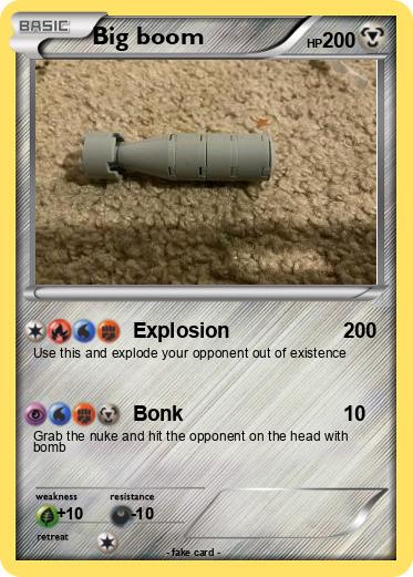 Pokemon Big boom