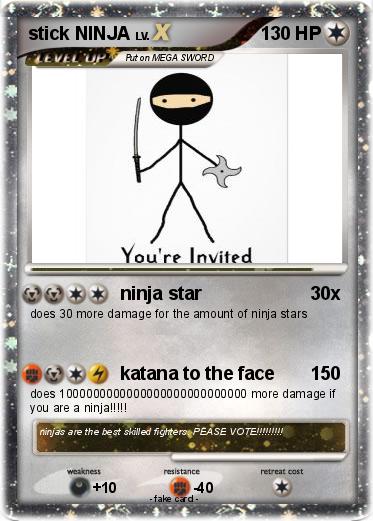 Pokemon stick NINJA