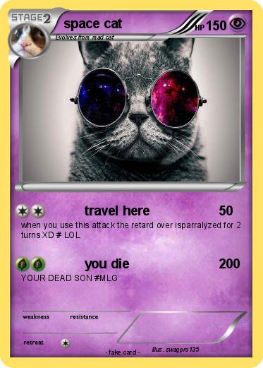 Pokemon space cat