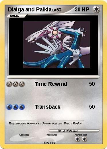 Pokemon Dialga and Palkia