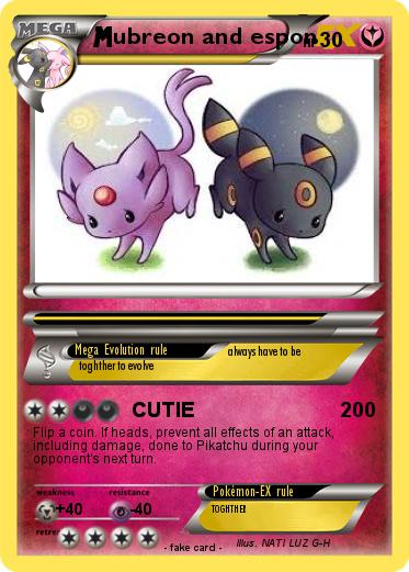 Pokemon ubreon and espon