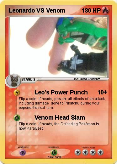 Pokemon Leonardo VS Venom