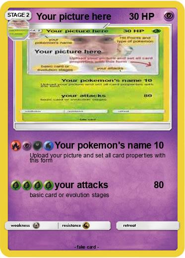 Pokemon Your picture here