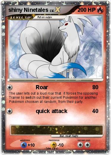 Pokemon shiny Ninetales