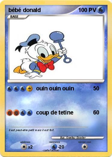 Pokemon bébé donald