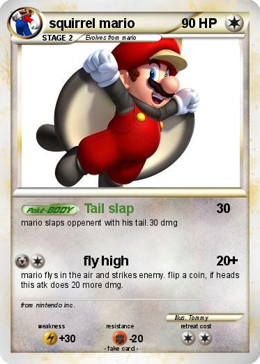 Pokemon squirrel mario