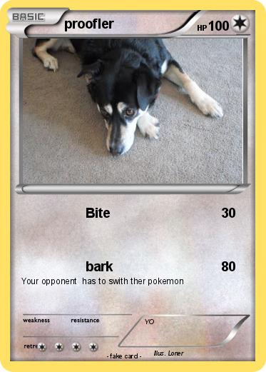 Pokemon proofler