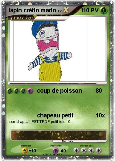 Pokemon lapin crétin marin