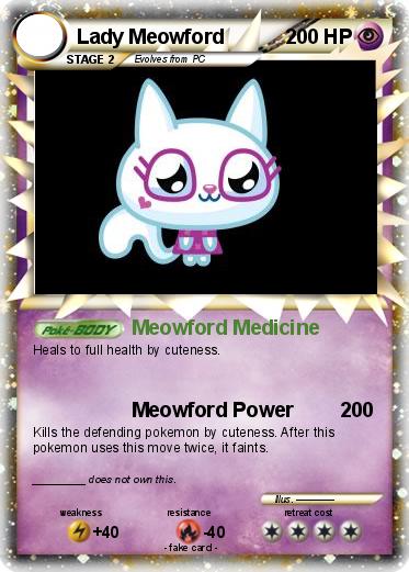 Pokemon Lady Meowford