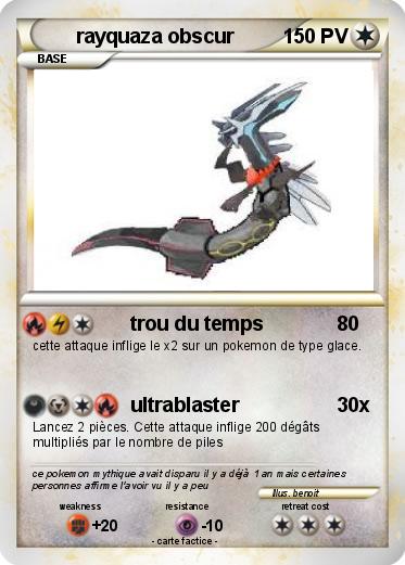 Pokemon rayquaza obscur