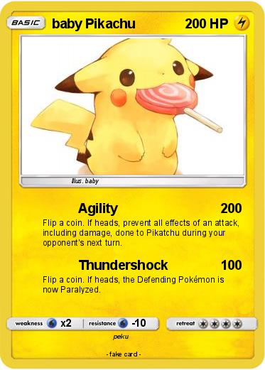 Pokemon baby Pikachu