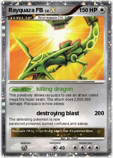 Pokemon Rayquaza FB
