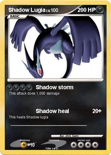 Pokemon Shadow Lugia