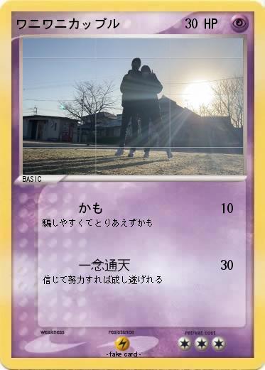 Pokemon ワニワニカップル