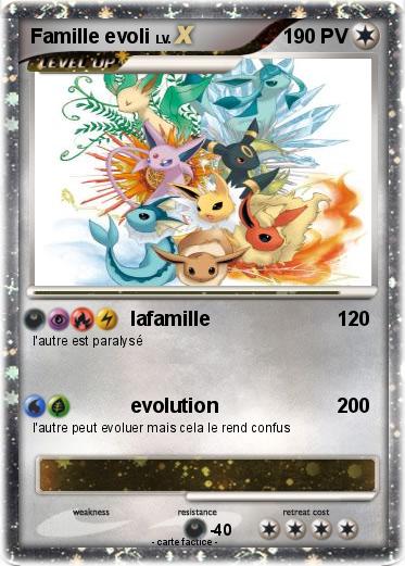 Pokemon Famille evoli