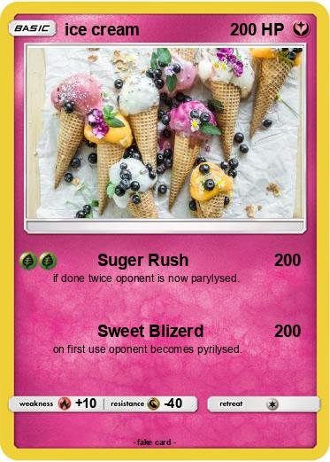 Pokemon ice cream