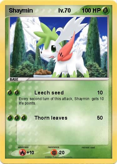 Pokemon Shaymin                lv.70