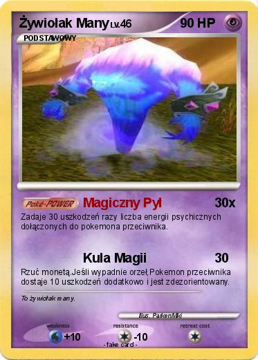 Pokemon Żywiołak Many