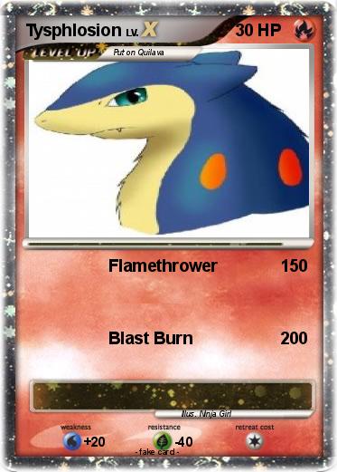 Pokemon Tysphlosion