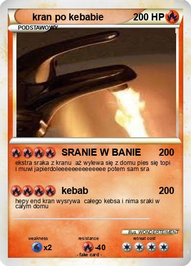 Pokemon kran po kebabie