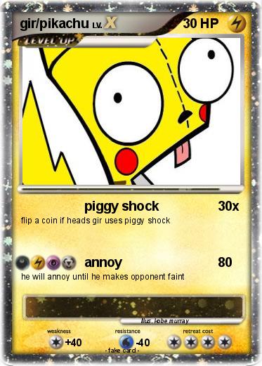 Pokemon gir/pikachu