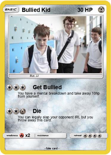 Pokemon Bullied Kid