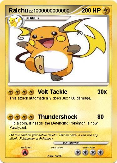 Pokemon Raichu