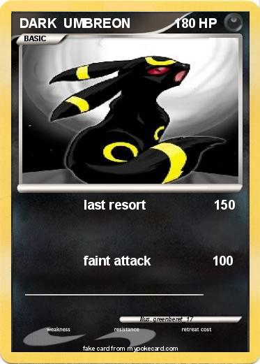 Pokemon DARK  UMBREON            1