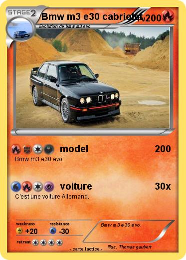 Pokemon Bmw m3 e30 cabriolet
