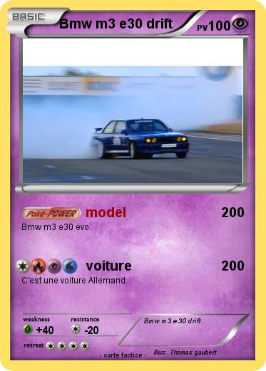 Pokemon Bmw m3 e30 drift