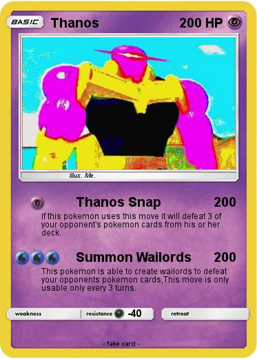 Pokemon Thanos