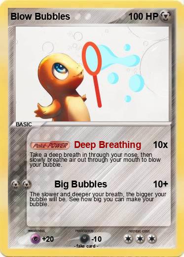 Pokemon Blow Bubbles
