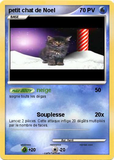 Pokemon petit chat de Noel