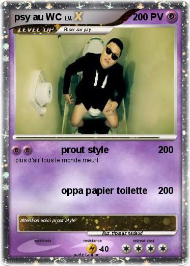 Pokemon psy au WC