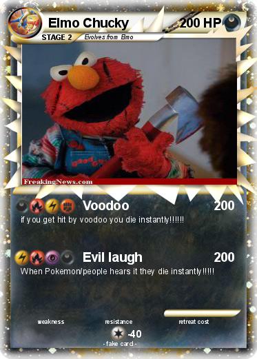 Pokemon Elmo Chucky