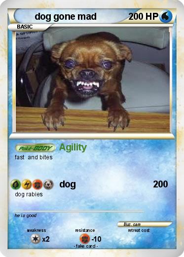 Pokemon dog gone mad