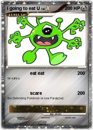 Pokemon i going to eat U