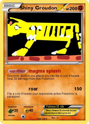 Pokemon Shiny Groudon