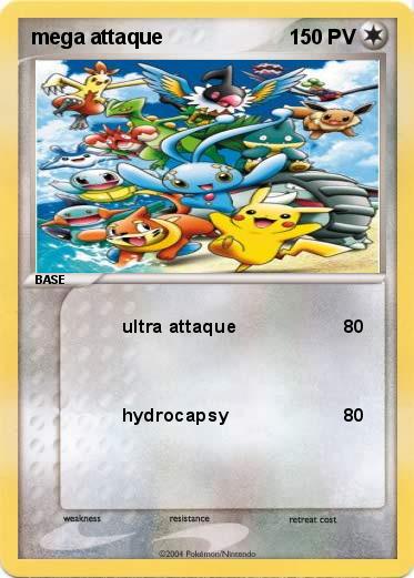 Pokemon mega attaque