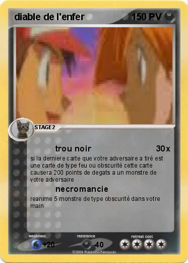 Pokemon diable de l'enfer