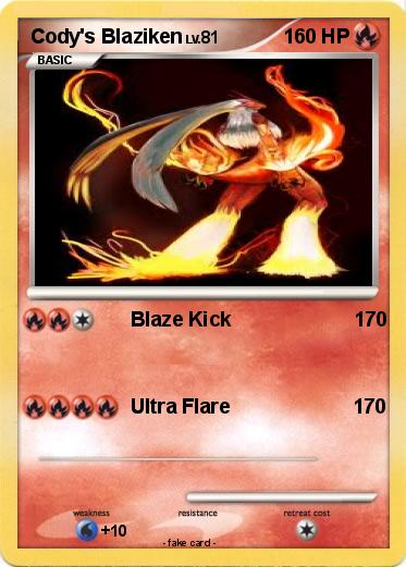 Pokemon Cody's Blaziken