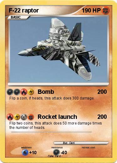 Pokemon F-22 raptor