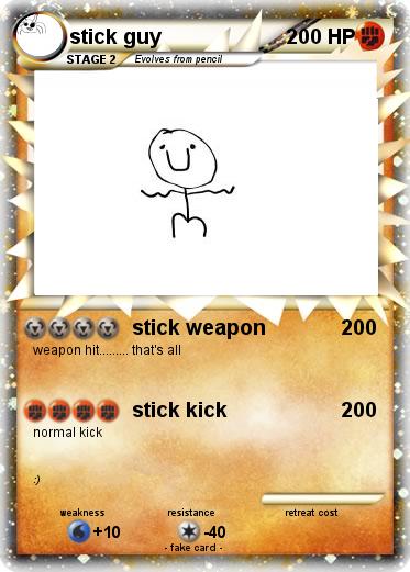 Pokemon stick guy