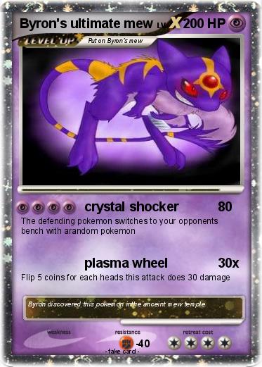 Pokemon Byron's ultimate mew