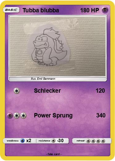 Pokemon Tubba blubba