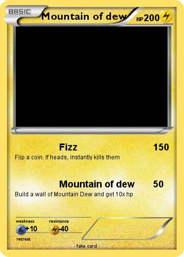 Pokemon Mountain of dew